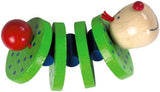 HABA 1068 - Giocattolo con presa Flapsi, giocattolo felice per neonati e bambini piccoli, in legno a partire da 6 mesi, giocattolo per la motricità con sonaglio Baby Toys Naty Shop