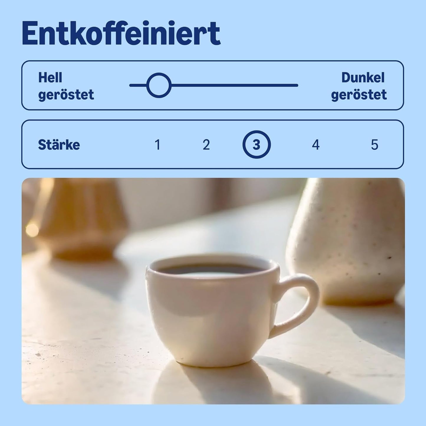 di Amazon Kaffeebohnen, entkoffeiniert, leggero Röstung, 2 kg (2 Packungen mit 1 kg), Rainforest Alliance zertifiziert
