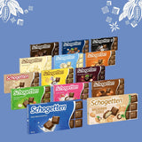 Tavoletta di cioccolato al latte Schogetten Premium Alpine, 100 g, porzionata individualmente. Una delizia. Pezzo per pezzo.