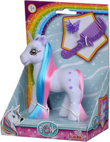 Simba 104342482 - Unicorno Con Capelli Colorati, 14Cm, Floccato, Con Pettine E Fermagli Per Capelli, Dai 3 Anni Naty Shop Bambole
