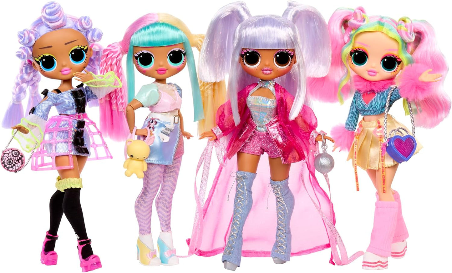 LOL Sorpresa! Bambola OMG – Kitty K – Include 1 bambola alla moda con un vestito favoloso, 4 bambole da collezione