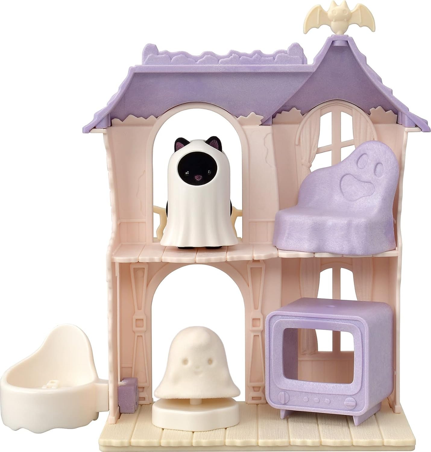 Sylvanian Families 5542 Casa stregata spettrale - Playset per casa delle bambole Case delle bambole Naty Shop