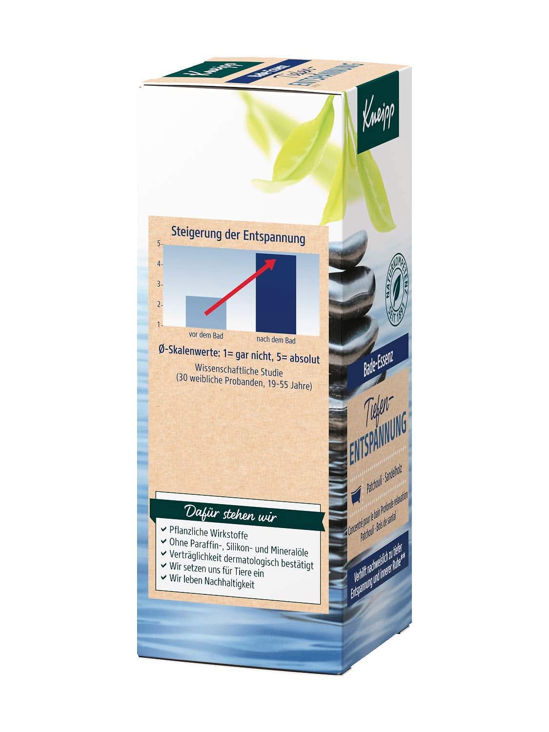 Kneipp, olio da bagno con olio essenziale naturale di patchouli ed estratto di sandalo per un rilassamento profondo e calmante, 100ml Naty Shop