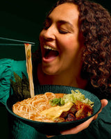 LEE KUM KEE Ramen Noodles - Ramen asiatico dalla consistenza delicata e fine, il classico per zuppe di ramen e piatti wok, noodles semisecchi, due porzioni per confezione, confezione multipla da 6 x 180 g