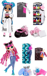 LOL Surprise OMG Fashion Doll 2er-Pack ROLLER CHICK & CHILLAX - Puppen esclusivo con 40 Überraschungen inkl. Abiti e accessori - Set di giochi di confezione 2 in 1 - Serie 3 - Für Kinder ab 4 Jahren