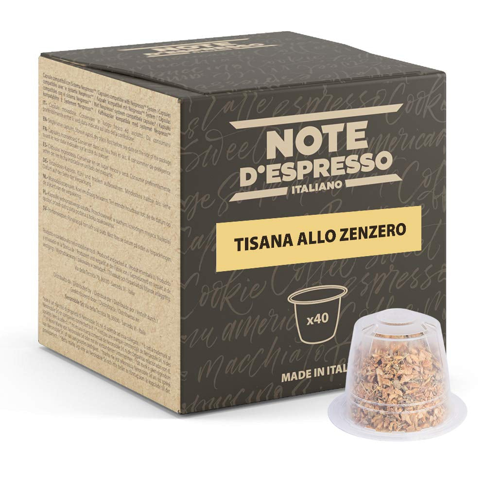 - Zenzero - Kapselmaschinen - compatibile esclusivamente con NESPRESSO - 40 caps