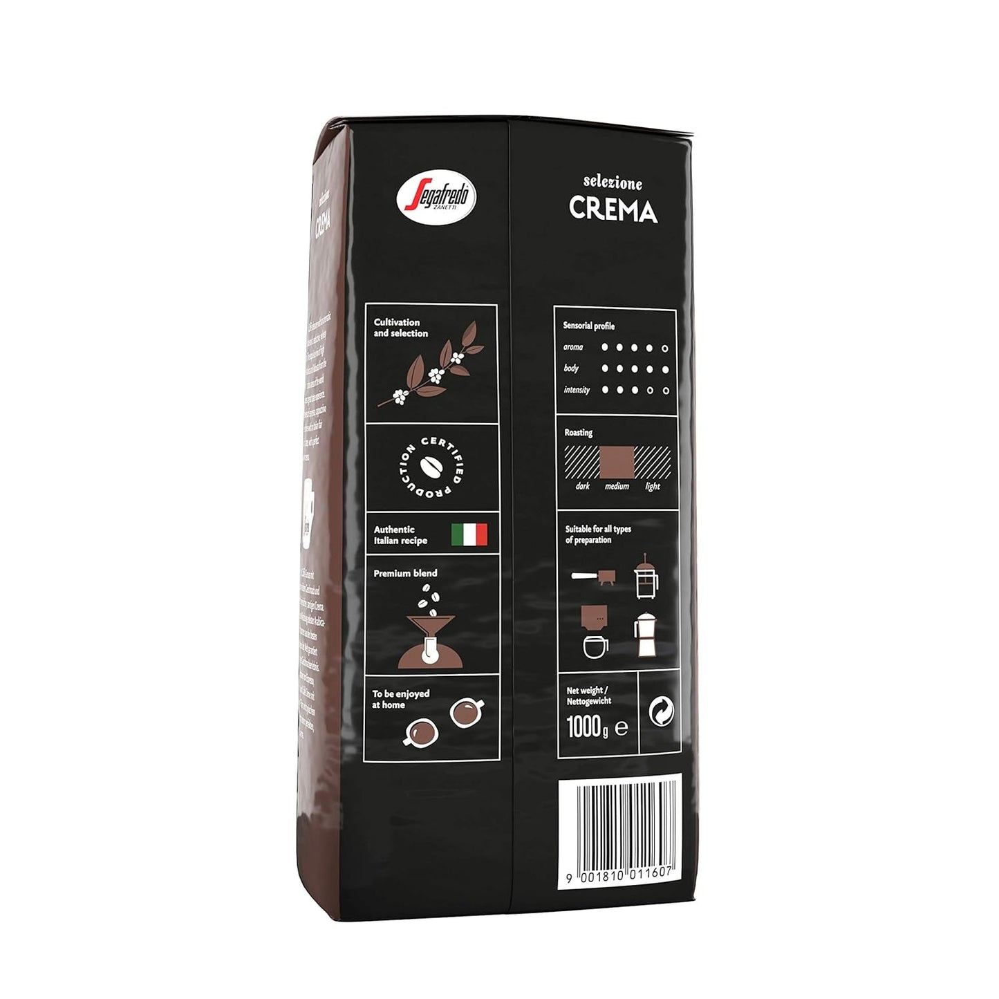 Segafredo Zanetti Selezione Crema di Fagioli, conf. da 6 (1 x 1 kg)