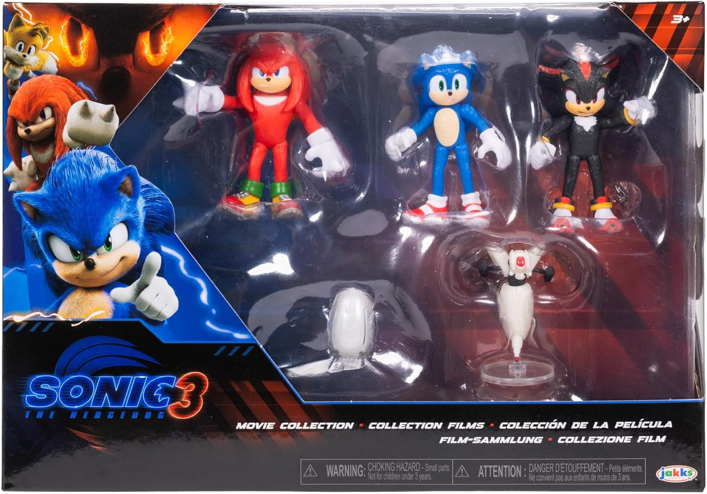 Sonic 3 Movie 6 Cm Action Figures Multipack Action figures Naty Shop