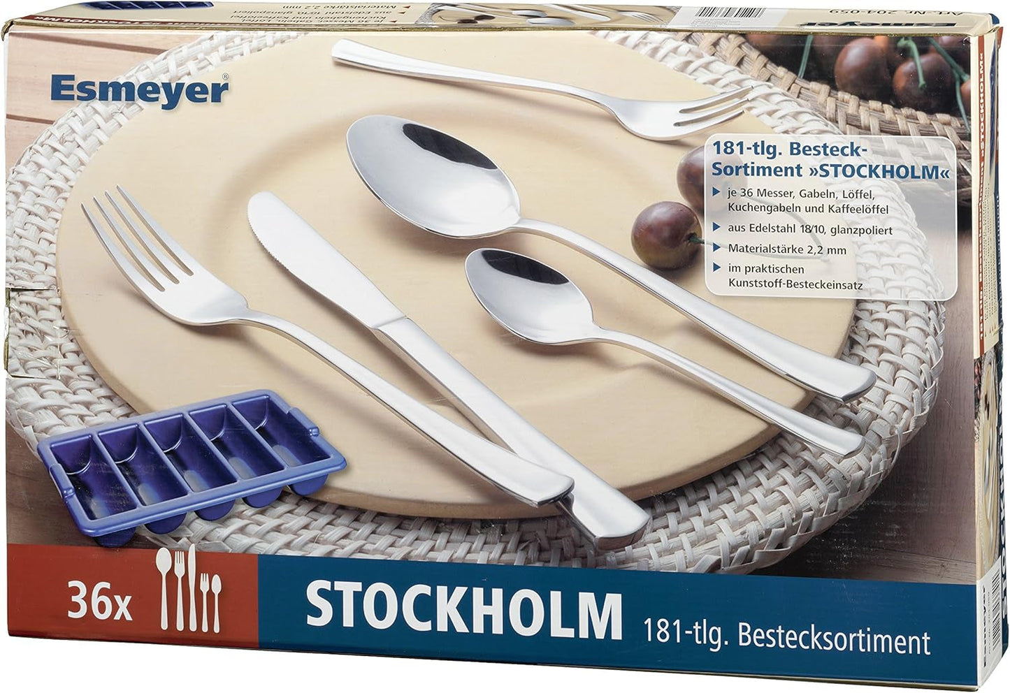 Set risparmio STOCKHOLM 204-059, 181 pezzi, multicolore Kitchen Naty Shop