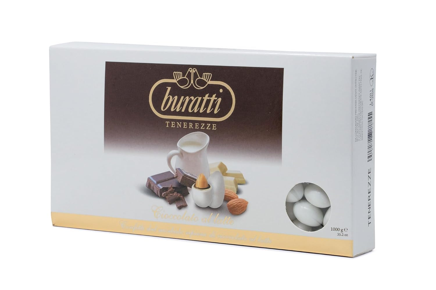 Mandorle ricoperte di cioccolato bianco Tenerezze, 1 pezzo