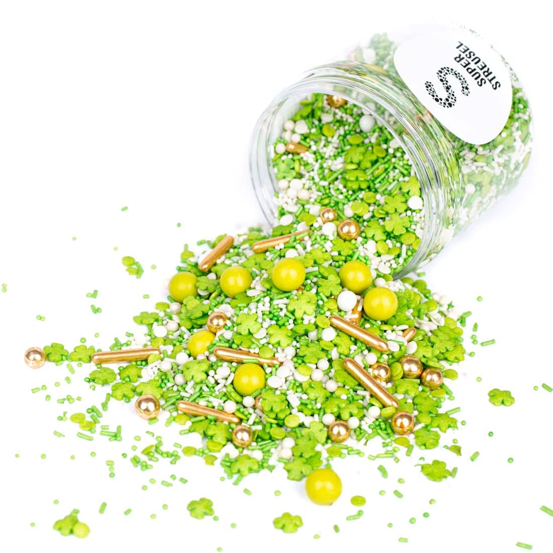Super Streusel, Portafortuna, Granelli di Zucchero Verde, Granelli da 90 grammi Naty Shop 90 grammi