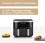 SEVERIN Friggitrice doppia ad aria calda con camera di cottura 2 X 3,8 L, 8 programmi automatici Elettrodomestici Naty Shop