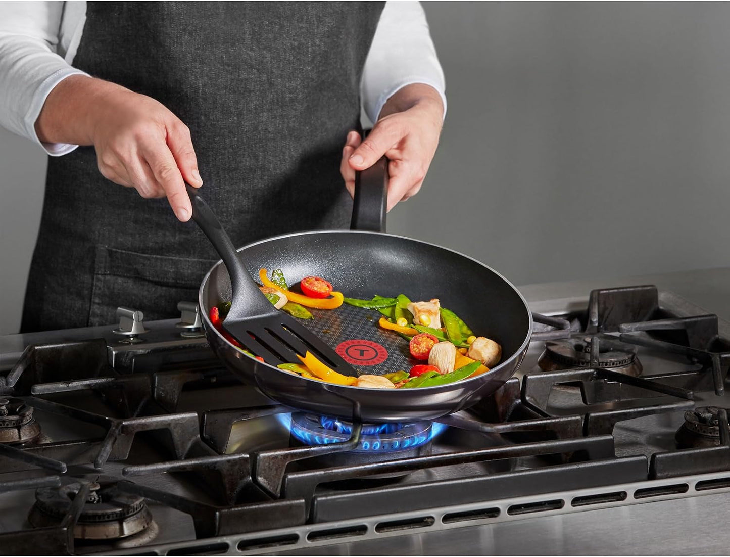 Tefal D52606 Resist, rivestimento antiaderente al titanio Pentole e Padelle Naty Shop