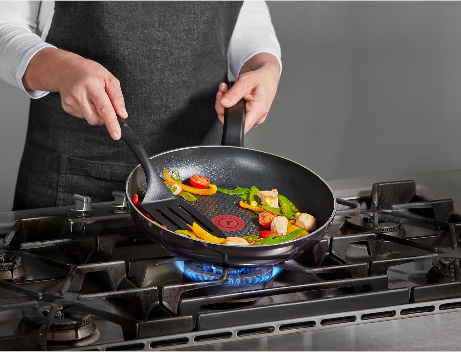 Tefal D52606 Resist, rivestimento antiaderente al titanio Pentole e Padelle Naty Shop