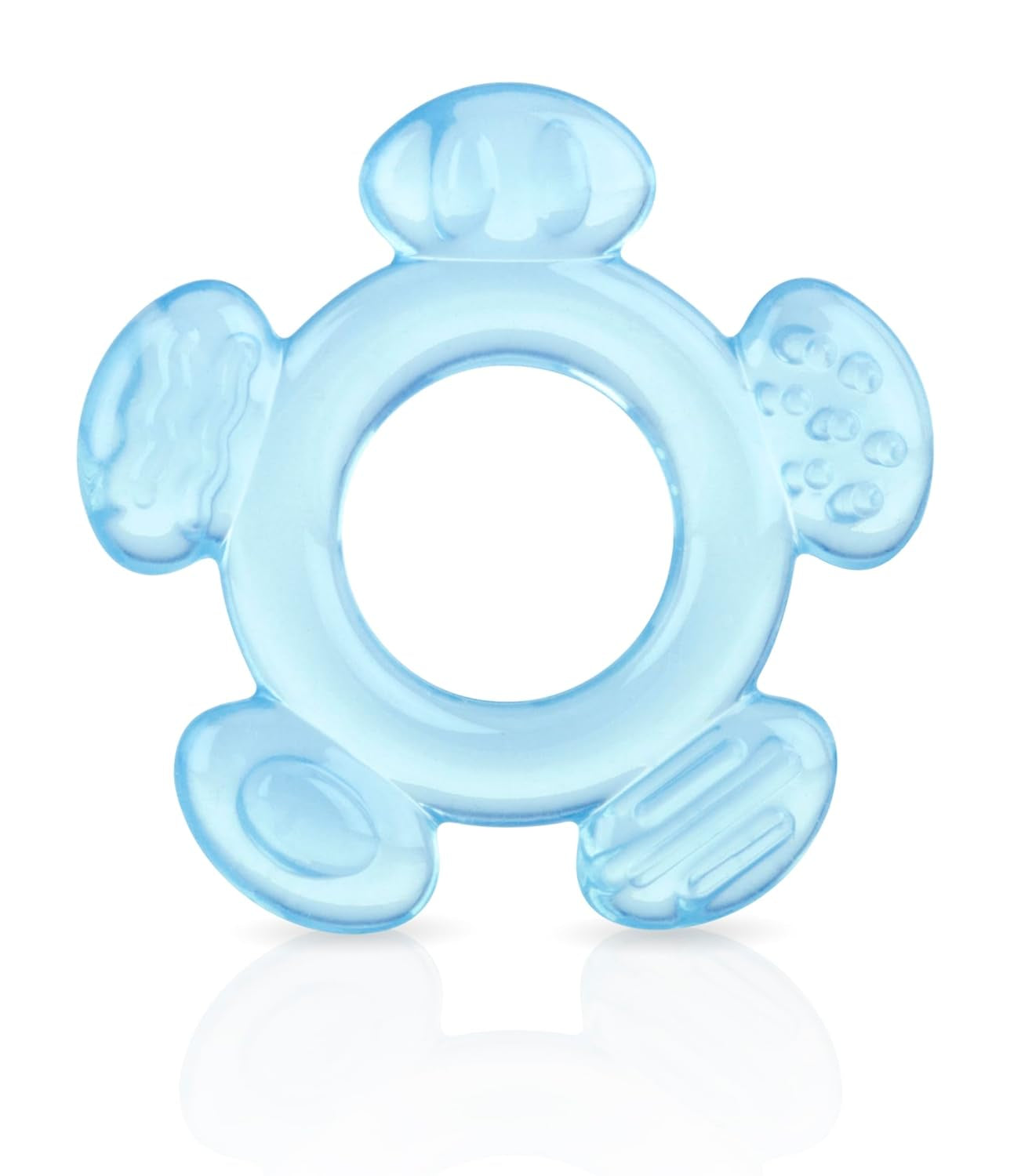 Nuby - Anelli per la dentizione a 3 fasi - 3 Anelli per la dentizione per la stimolazione delle gengive e il sollievo dal dolore della dentizione - Giocattolo per la dentizione del bambino - Senza BPA - 3+ mesi