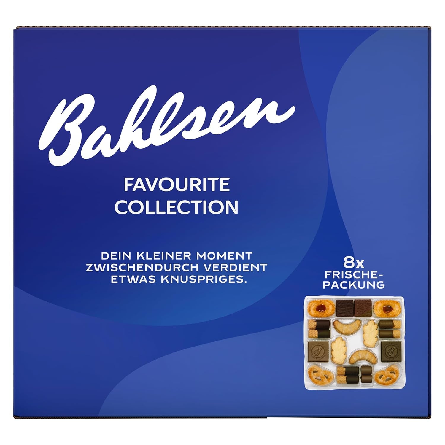 Bahlsen Favorite Collection XL 1 confezione di pasta croccante e mix di wafer con cioccolato al latte e fondente (8 x 227 g/ 1816 g)