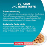 PURINA ONE STERILCAT cibo umido per gatti, teneri pezzi in salsa per gatti sterilizzati, con salmone, confezione da 26 (26 x 85g)