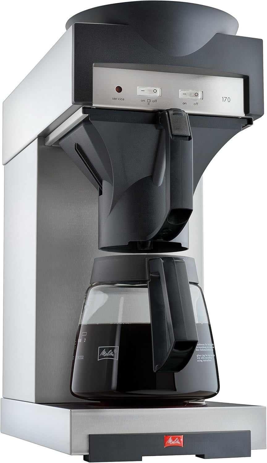Macchina per caffè espresso professionale con filtro 170 M, con spazio per caraffa in vetro