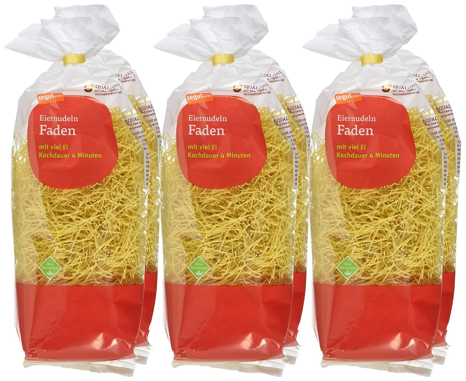 tegut... Tagliatelle all'uovo Confezione da 6 (6 x 250g)