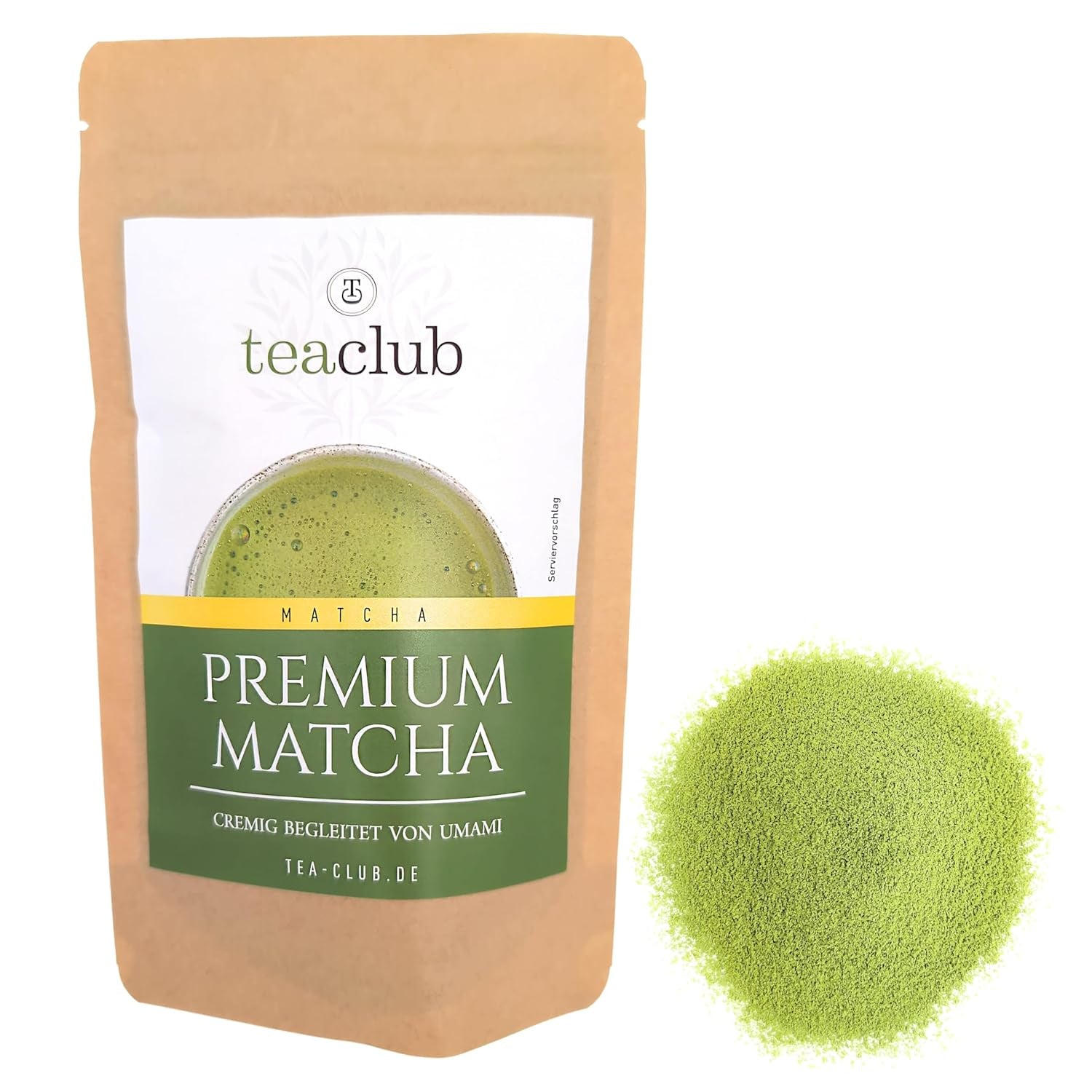 Tè Matcha Premium Giappone 100 g - Testato in laboratorio - Polvere di Matcha cerimoniale per preparare Umami Matcha, Polvere di tè verde naturale al 100%, Ideale per Matcha Latte, Teaclub