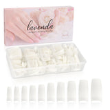 ® Unghie artificiali incollate 500 pezzi Unghie finte - Unghie gel stabili - Unghie di qualità da studio (colore naturale)