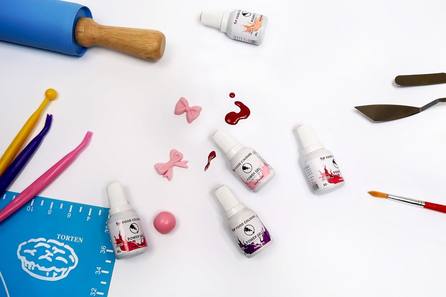 Colorante alimentare in gel, beige, color champagne, 20 g. Colorante alimentare per un'ampia gamma di applicazioni per decorare torte, crostate, creme, pan di spagna, glassa reale, macarons.
