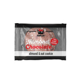 Mandorle e cioccolato - Biscotti vegani confezionati singolarmente, senza glutine, senza soia, biologici, mandorle e avena - Confezione multipla da 12 x 50 g (confezione da 2)