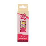Colorante alimentare Funcakes Gel Candy Pink: colorante alimentare altamente concentrato per pasta, panna, fondente, marzapane, pasticcini, dosaggio facile, gocce singole per creare colori vivaci, Halal, 30g