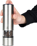 PEUGEOT Elis Sense set macinapepe/sale elettrico, altezza: 20 cm, acciaio inox, argento Macinini e Macinini Naty Shop