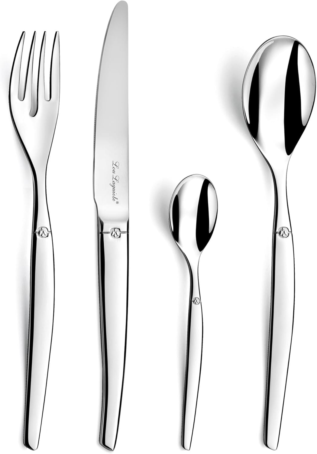 Set posate JET, posate tavola, 6 persone, 24 pezzi Kitchen Naty Shop