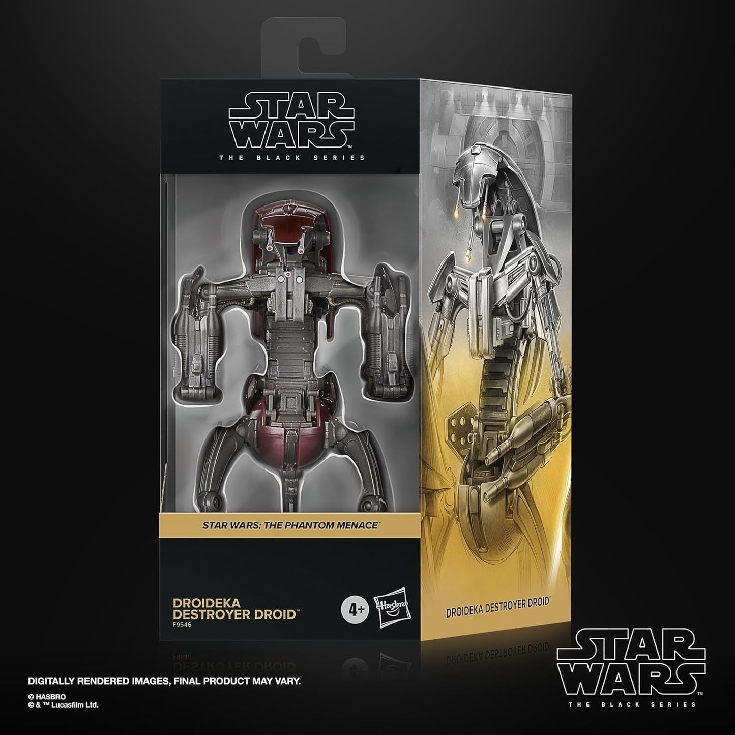 Star Wars Black Series Droideka Destroyer Droid Action Figure Star Wars: La Minaccia Fantasma 15cm Action figures Naty Shop