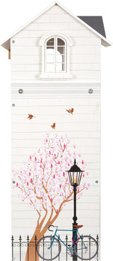 Casa delle bambole Small Foot Casa a schiera in legno a 3 piani con facciata aperta e 12 mobili per 3 anni e oltre 11802 Case delle bambole Bianco Grigio Naty Shop