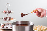 Reber Mozart palline al cioccolato fondente, confezione da 6 con marzapane e torrone, vegan - 1 x 120 g