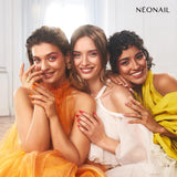 NÉONAIL Nail Art Flowers Set - Trockenblumen - Getrocknete Blumen - Nageldesign Zubehör - Nageldekorationen - Getrocknete Blüten - Decorazione per unghie - Gelnägel Zubehör - 3 Farben - Rosa, Lila, Arancione