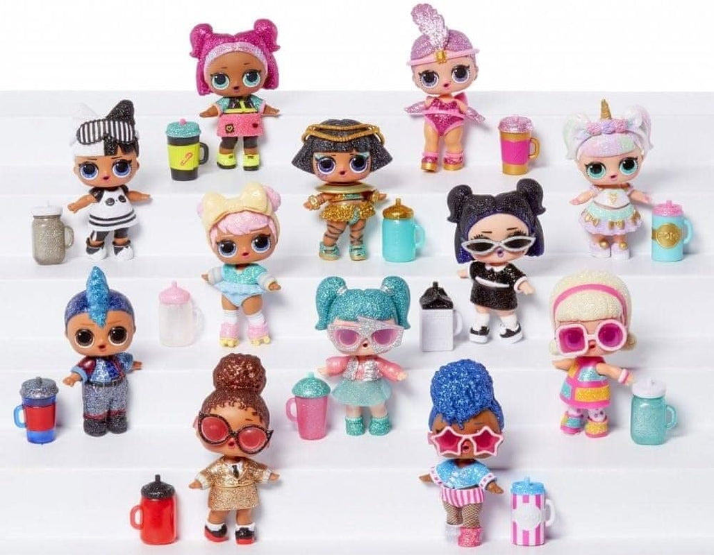 LOL Surprise Glitzer Series - Glitzer-Puppen in 12er-Pack - 80+ sorprese con pupazzi, abiti, accessori e altro ancora - Spielzeug mit Wasserüberraschung - Für Mädchen und Jungen ab 4 Jahren