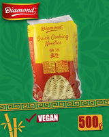DIAMOND Tagliatelle istantanee senza uova, tagliatelle istantanee con farina di frumento Wok e contorni - 1 x 500 g