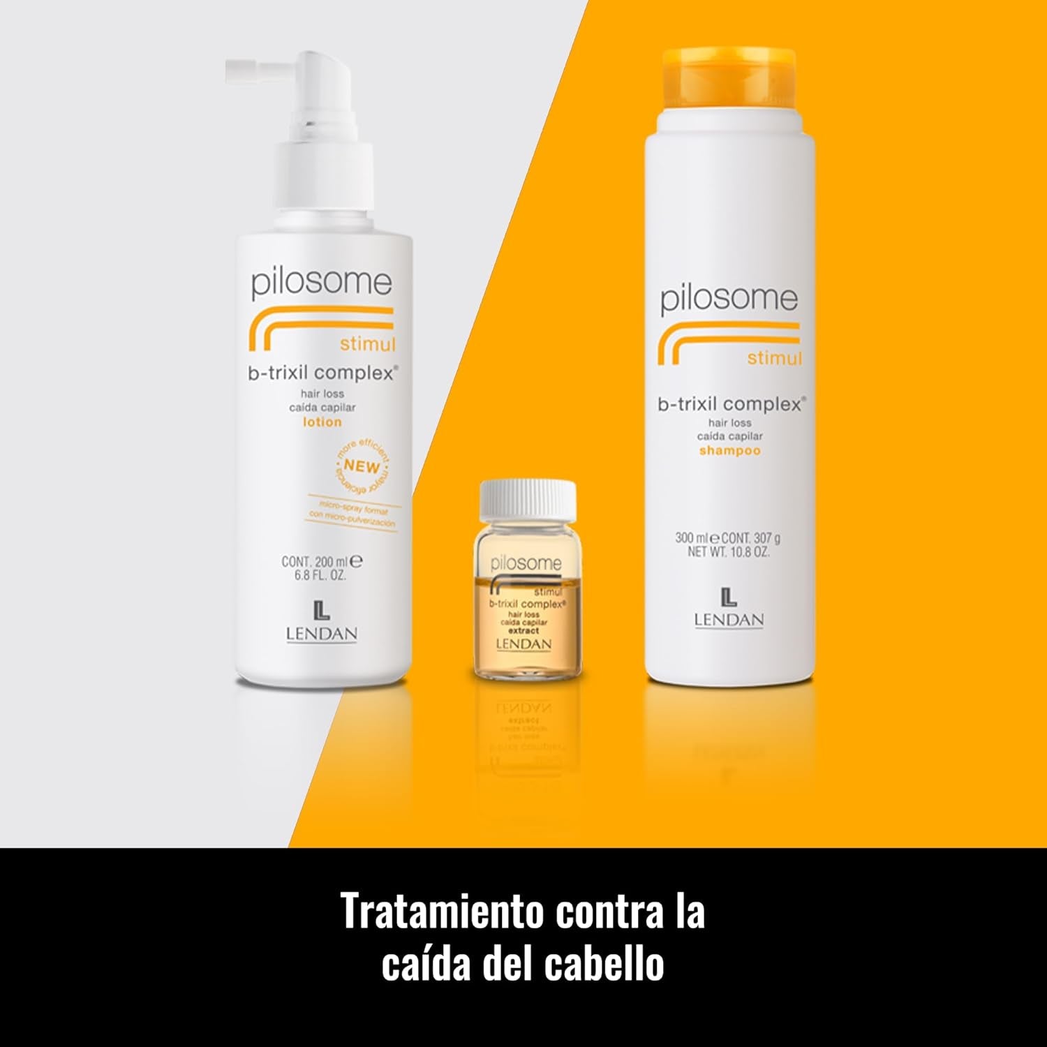 Trattamento contro la caduta dei capelli per donne e uomini, complesso Pilosome Stimul B-Trixil, 12 x 6 ml Pilosome Hair Care
