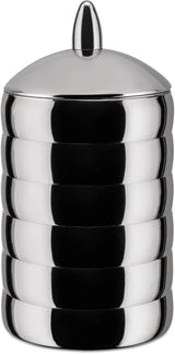 Alessi Kalistò 2 CB02 - Barattolo da cucina in acciaio inox 18/10 con pomello in alluminio, 114 cl, argento Contenitori per alimenti Naty Shop Kalisto 2