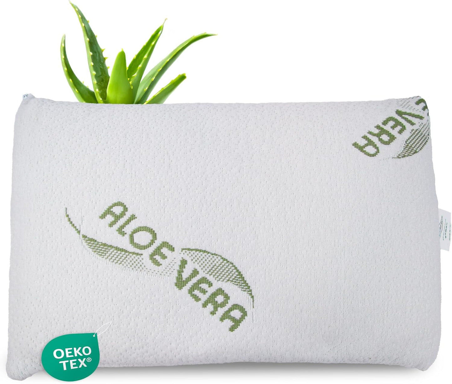 Maxxgoods Cuscino Ortopedico Cuscino di Supporto per Collo in Schiuma di Gel Visco con Fodera Protettiva in Aloe Vera e Fodera Interna in Cotone 100% - Cuscino per Pancia, Schiena e Chi Dorme sul fianco (42 Cm X 70 Cm X 12 Cm) Naty Shop Cuscini Ortopedici Cervicali 50 X 30 X 5 cm