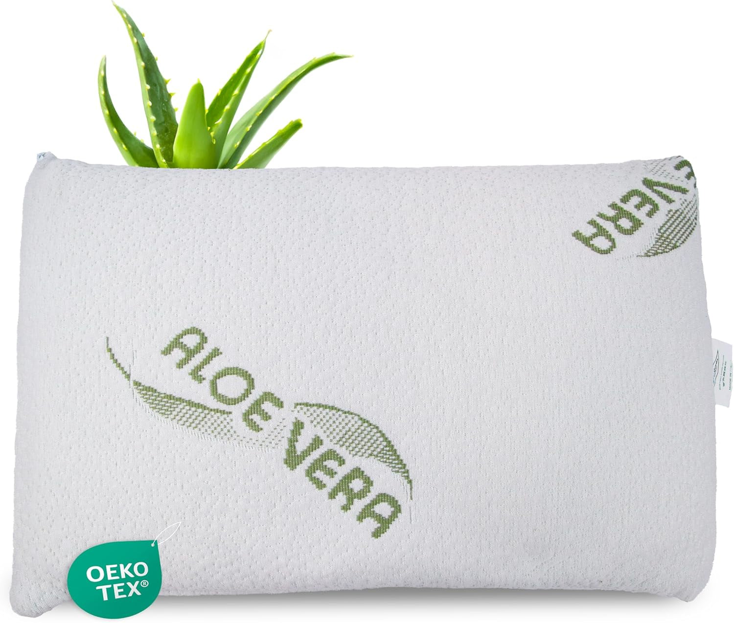 Maxxgoods Cuscino Ortopedico Cuscino di Supporto per Collo in Schiuma di Gel Visco con Fodera Protettiva in Aloe Vera e Fodera Interna in Cotone 100% - Cuscino per Pancia, Schiena e Chi Dorme sul fianco (42 Cm X 70 Cm X 12 Cm) Naty Shop Cuscini Ortopedici Cervicali 50 X 30 X 5 cm