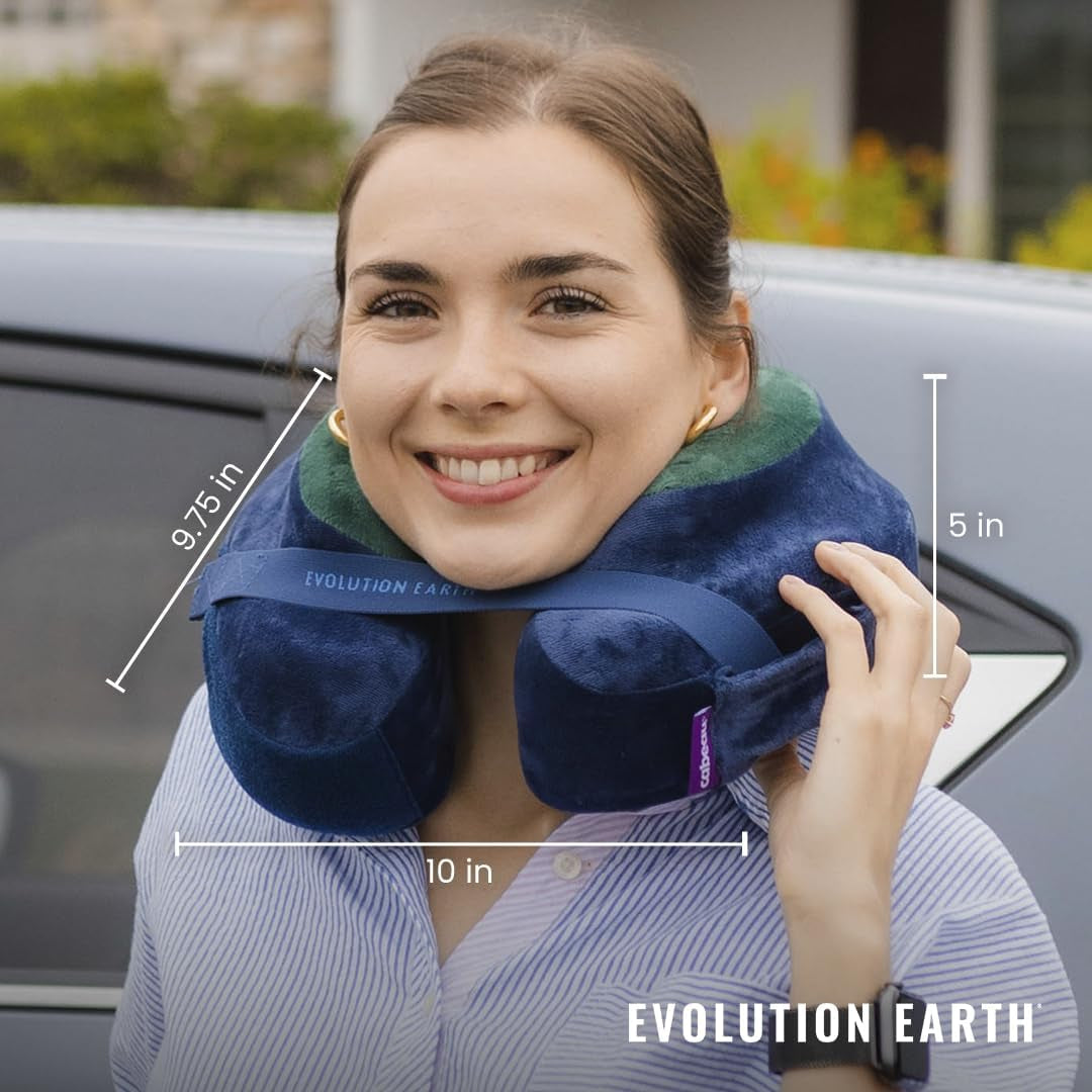 Cabeau Evolution Earth - Cuscino per il collo 25 cm Cuscini da viaggio Naty Shop
