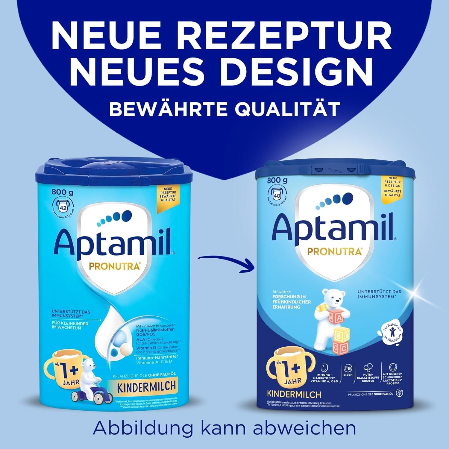 Aptamil Latte Crescita 1 Plus - Latte Crescita da 1 anno - 800g