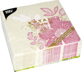 Papstar, 50 Tovaglioli "ROYAL Collection" Piega 1/4 40 Cm X 40 Cm Fucsia "Annabel", #85015