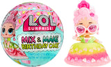 LOL. Sorpresa! Mix & Make Birthday Cake Tots - Con bambola da collezione, vestito da torta fai da te, "cuocere" e decorare la torta, ingredienti e confettini glitter - Bambola con vestito da torta - Ideale per bambine dai 3 anni in su Naty Shop Dolls Misura Standard