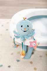 Giocattolo da bagno Octily 18x14 cm incl. 3 personaggi in confezione regalo 23,5x17x13,5 cm blu - giocattolo con elementi di presa - giocattolo da bagno per bambini da prendere e giocare Baby Toys Naty Shop
