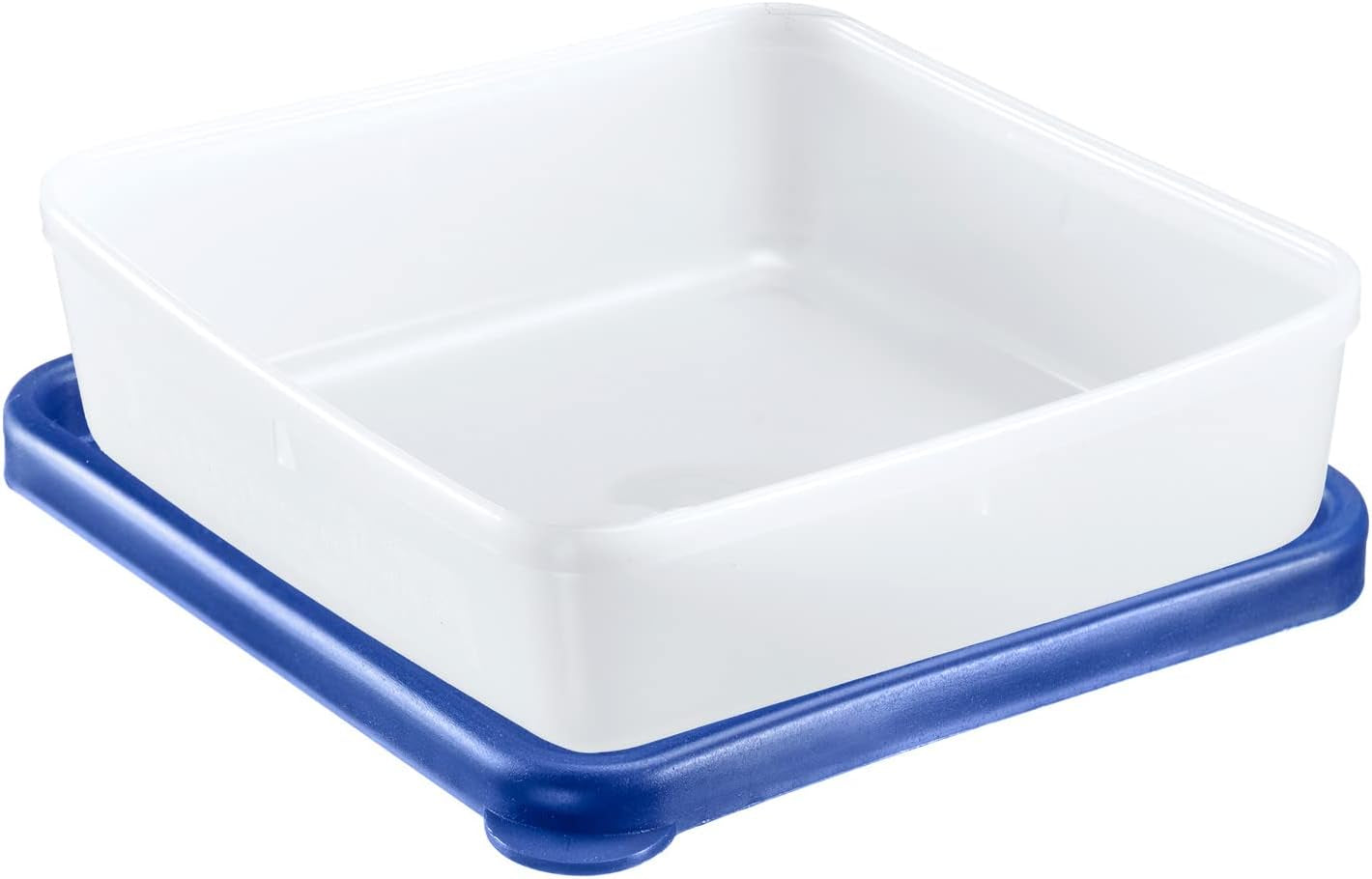 Westmark 4 contenitori per conservazione/congelamento alimenti, incluso coperchio, capacità: 0,25 l ciascuno, impilabili, plastica, Trio, colore: trasparente/blu, 25042270 Contenitori per conservazione alimenti Naty Shop