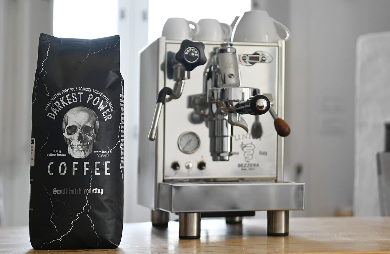 | Kaffeebohnen extra forte | Espresso 100% Robusta | viel Kaffein wenig Säure | 1000g ganze Kaffee Bohnen | geigeint für Completamente automatico | mit Zufriedenheitsgarantie