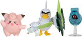 Pokémon PKW3057 Battle Figure Set-Piepi, Tanhel, Lauchzelot Action figure Naty Shop