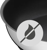 WMF Devil padella 20 cm, padella per induzione, acciaio inox Cromargan, manico in plastica Pentole e Padelle Naty Shop