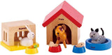 Hape E3459 - Cameretta per bambini, piccola casa delle bambole Naty Shop Pets